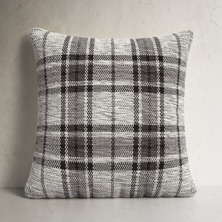 Birch Lane Carillon Plaid Cotton Pillow Cover Size 20 x 20